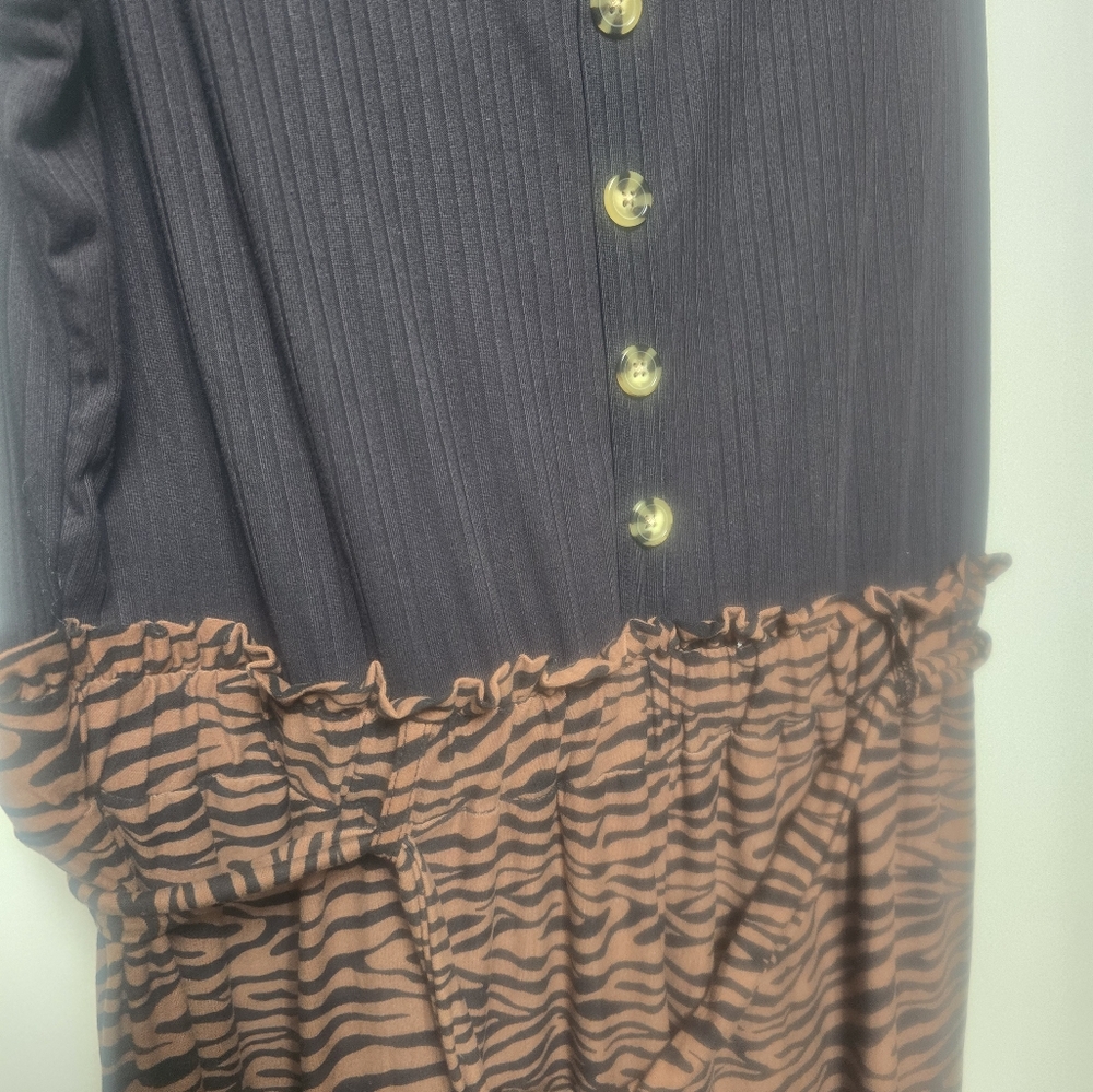 Animal Print Romper
